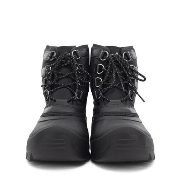 Staheekum Men\'s 11 Winter Snow Boots Waterproof Insulated Outdoor Faux Fur Black main image 4